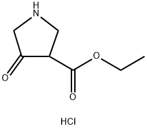 4-氧代-3-吡咯烷羧酸乙酯鹽酸鹽, 916814-29-4, 結(jié)構(gòu)式