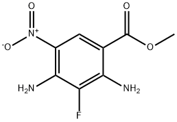 Methyl 2,4-diaMino-3-fluoro-5- 
nitrobenzoate Struktur