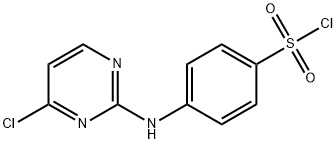 4-(4-chloro-pyriMidin-2-ylaMino)-benzenesulfonyl chloride Struktur