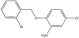 2-(2-BroMobenzyloxy)-5-chloroaniline Struktur