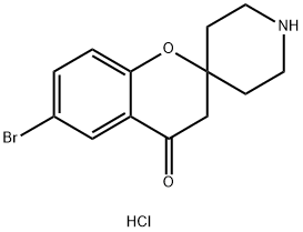 6-BroMospiro[chroMan-2,4'-piperidin]-4-one hydrochloride Struktur