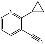 2-cyclopropylnicotinonitrile Struktur