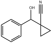 1-(Hydroxy(phenyl)Methyl)cyclopropanecarbonitrile Struktur