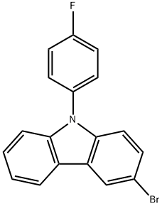 3-溴-9-(4-氟苯基)-9H-咔唑, 922721-30-0, 結(jié)構式