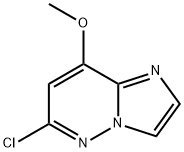 6-Chloro-8-Methoxy-iMidazo[1,2-b]pyridazine Struktur