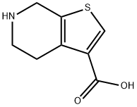 4,5,6,7-Tetrahydrothieno[2,3-c]pyridine-3-carboxylic acid Struktur