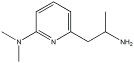 6-(2-AMinopropyl)-N,N-diMethylpyridin-2-aMine Struktur