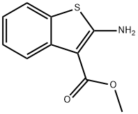 Methyl 2-aminobenzo[b]thiophene-3-carboxylate Struktur