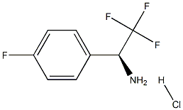 (S)-2,2,2-trifluoro-1-(4-fluorophenyl)ethanaMine hydrochloride Struktur