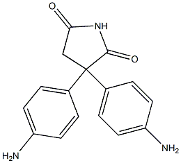 3,3-Bis(4-aMinophenyl)pyrrolidine-2,5-dione Struktur