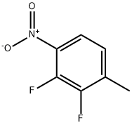 2,3-Difluoro-1-Methyl-4-nitrobenzene Struktur