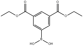 3,5-bis(ethoxycarbonyl)phenylboronicacid Struktur