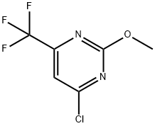 4-chloro-2-Methoxy-6-(trifluoroMethyl)pyriMidine Struktur