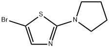 5-BroMo-2-pyrrolidinothiazole Struktur