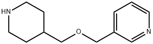 3-((Piperidin-4-ylMethoxy)Methyl)pyridine Struktur