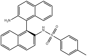 N-[(1S)-2'-aMino[1,1'-binaphthalen]-2-yl]-4-Methyl-BenzenesulfonaMide Struktur