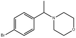 4-(1-(4-broMophenyl)ethyl)Morpholine Struktur