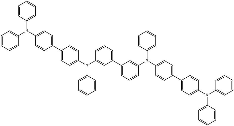 TPT1 , N4,N4'-(biphenyl-4,4'-diyl)bis(N4,N4',N4'-triphenylbip Struktur