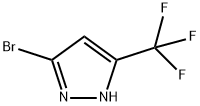 5-BroMo-3-(trifluoroMethyl)-1H-pyrazole Struktur