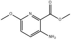 Methyl 3-aMino-6-Methoxypicolinate Struktur