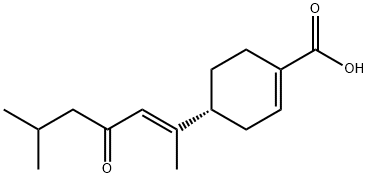 [R-(E)]-4-(1,5-二甲基-3-氧代-1-己烯基)-1-環(huán)己烯-1-羧酸, 93888-59-6, 結(jié)構(gòu)式