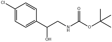 N-Boc-2-(4-chlorophenyl)-2-hydroxyethanaMine Struktur