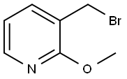 3-(BroMoMethyl)-2-Methoxypyridine Struktur