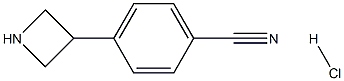 4-(azetidin-3-yl)benzonitrile hcl Struktur