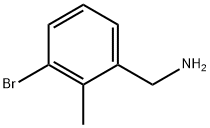 (3-bromo-2-methylphenyl)methanamine Struktur