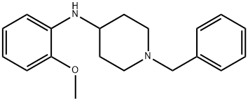 1-benzyl-N-(2-Methoxyphenyl)piperidin-4-aMine Struktur