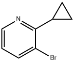 3-broMo-2-cyclopropylpyridine Struktur