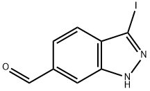 3-iodo-1H-indazole-6-carbaldehyde Struktur