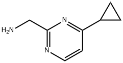 (4-CyclopropylpyriMidin-2-yl)MethanaMine Struktur