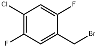 4-Chloro-2,5-difluorobenzyl broMide Struktur