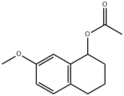 1,2,3,4-Tetrahydro-7-Methoxy-1-naphthalenol 1-Acetate Struktur