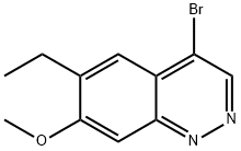 4-BroMo-6-ethyl-7-Methoxycinnoline Struktur