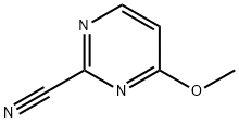 2-Pyrimidinecarbonitrile, 4-methoxy- (6CI,9CI) Struktur