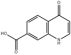 4-Oxo-1,4-dihydroquinoline-7-carboxylic acid Struktur