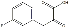 Benzenepropanoic acid, 3-fluoro-.alpha.-oxo- Struktur