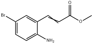 (E)-ethyl 3-(2-aMino-5-broMophenyl)acrylate Struktur