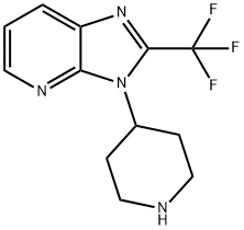 3-Piperidin-4-yl-2-trifluoroMethyl-3H-iMidazo[4,5-b]pyridine Struktur