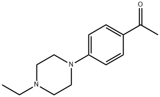 1-[4-(4-ethyl-piperazin-1-yl)-phenyl]-ethanone Struktur