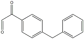 2-(4-Benzylphenyl)-2-oxoacetaldehyde Struktur