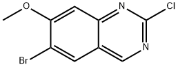 2-Chloro-6-broMo-7-Methoxyquinazoline Struktur