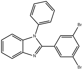 1H-BenziMidazole, 2-(3,5-dibroMophenyl)-1-phenyl- Struktur