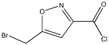 5-(broMoMethyl)isoxazole-3-carbonyl chloride Struktur