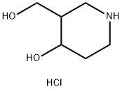 3-(HydroxyMethyl)piperidin-4-ol hydrochloride Struktur