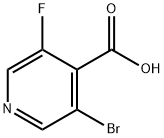 3-溴-5-氟異煙酸, 955372-86-8, 結(jié)構(gòu)式