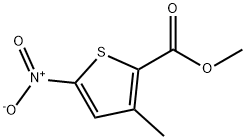 Methyl 3-Methyl-5-nitrothiophene-2-carboxylate Struktur