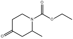 ethyl 2-Methyl-4-oxopiperidine-1-carboxylate Struktur